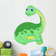 Cute dinosaur cartoon Wall Decal