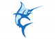 Marlin vector, swordfish illustration Wall Decal