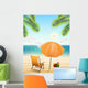 Beach with Parasol Chair