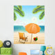 Beach with Parasol Chair