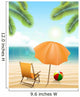Beach with Parasol Chair