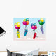 Thongs balloons Wall Mural