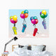 Thongs balloons Wall Mural