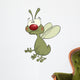 Fly with the big eyes. Cartoon Wall Decal