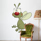 Fly with the big eyes. Cartoon Wall Decal