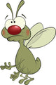 Fly with the big eyes. Cartoon Wall Decal