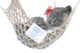 Cute Gray Kitten Sleep in Hammock with Open Book Wall Decal