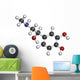 Adrenaline Neurotransmitter Molecule Wall Decal