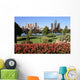 view of Detroit skyline from Windsor, Ontario Wall Mural