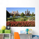 view of Detroit skyline from Windsor, Ontario Wall Mural
