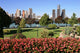 view of Detroit skyline from Windsor, Ontario Wall Mural