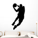 Basketball Player With Ball Wall Decal
