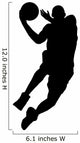 Basketball Player With Ball Wall Decal