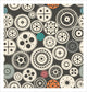 Seamless Vector Gear and Wall Decal