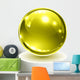 3D Glass Sphere Gold
