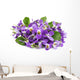 flower violet Wall Decal