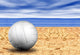 Beach Volleyball Wall Decal