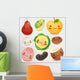 Kawaii Fruit Food Wall Decal