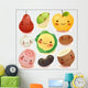 Kawaii Fruit Food Wall Decal