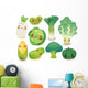 Cute Smiling Veggies Wall Decal