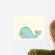 Cute Whale Vector File Wall Decal