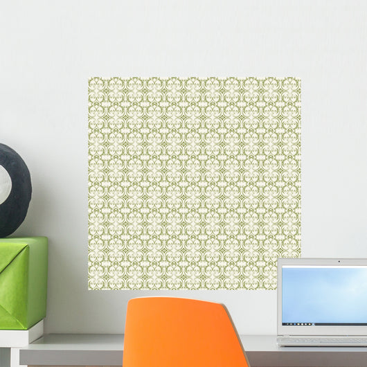 Seamless background with Arabic or Islamic ornaments style patte Wall Mural