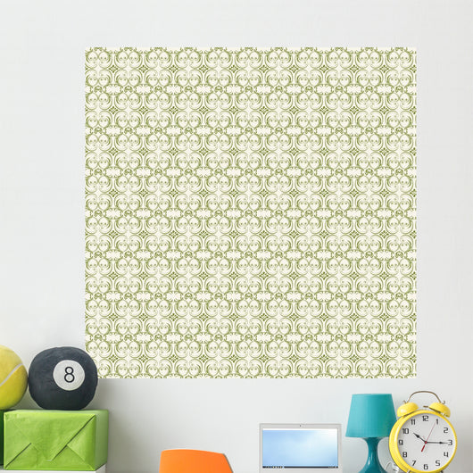 Seamless background with Arabic or Islamic ornaments style patte Wall Mural