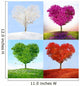 Tree of love in for season Wall Mural