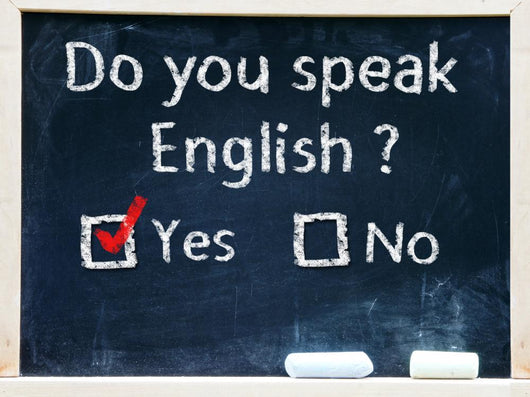 Do you speak english test Wall Mural