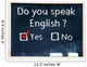 Do you speak english test Wall Mural