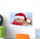 Little Cat Wearing Santas