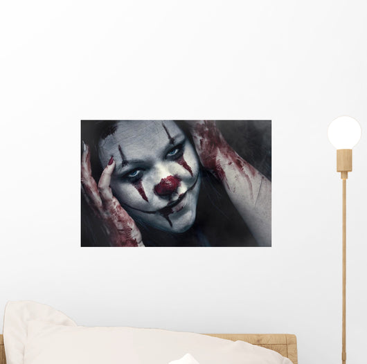 Crazy Clown Wall Decal