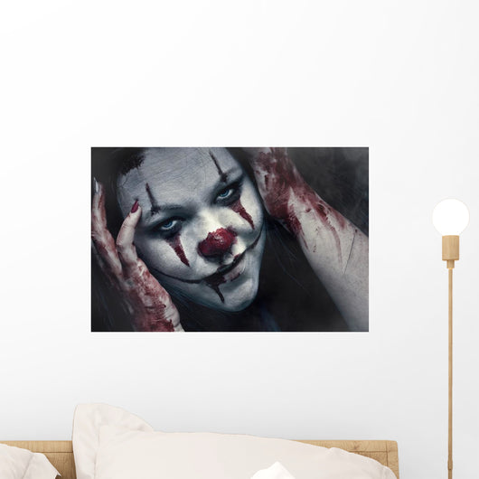 Crazy Clown Wall Decal