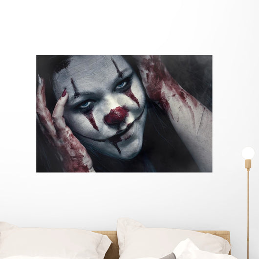 Crazy Clown Wall Decal