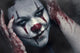 Crazy Clown Wall Decal