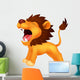 Lion Roaring Wall Decal