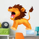 Lion Roaring Wall Decal