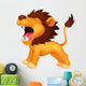 Lion Roaring Wall Decal