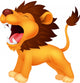 Lion Roaring Wall Decal