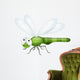 Dragonfly cartoon Wall Decal