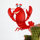 Cute lobster cartoon Wall Decal