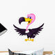 Cute Vulture Cartoon Wall Decal