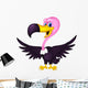 Cute Vulture Cartoon Wall Decal