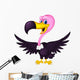Cute Vulture Cartoon Wall Decal