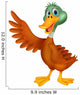 Cute duck cartoon waving Wall Decal