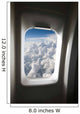 Plane Window Wall Mural
