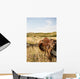 Western Saddle Wall Mural
