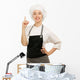 Chef Woman White Uniform Wall Decal