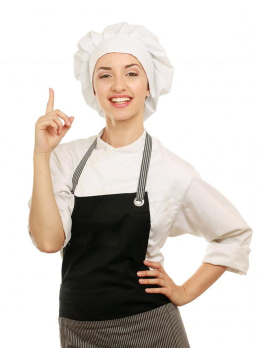 Chef Woman White Uniform Wall Decal