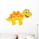 Cute dinosaur cartoon Wall Decal